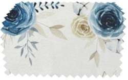 Échantillon tissu BLEU/BEIGE